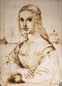 Portrait of a Young Woman by Raffaello Sanzio Raphael